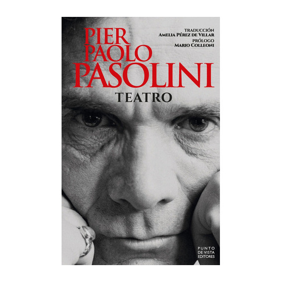Teatro, De Pasolini, Pier Paolo. Editorial Punto De Vista Editores, Tapa Dura En Español