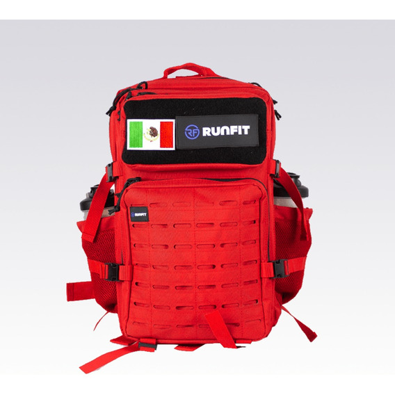 45l Mochila Táctica Roja Militar Camping Gym Crossfit Runfit