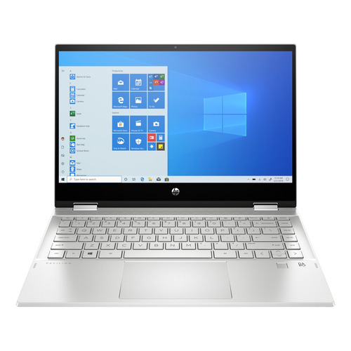 Notebook HP Pavilion x360 14-dw0062la plata táctil 14", Intel Core i5 1035G1  8GB de RAM 256GB SSD, Intel UHD Graphics 1920x1080px Windows 10 Home