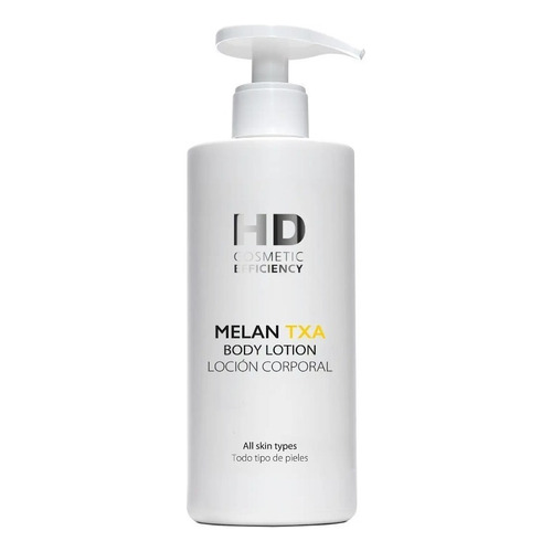  Emulsión aclarante para cuerpo HD Cosmetic Efficiency HD Melantxa Loción corporal en dosificador 400mL