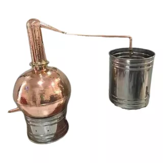 Alambique Cachaça Gim E Rum De Cobre 30 L C/ Fogão Inox 