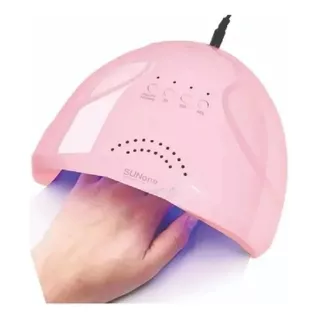 Cabina De Uñas Sunone 48w Uv Led Sensor Timer Secado Rápido Color Rosa