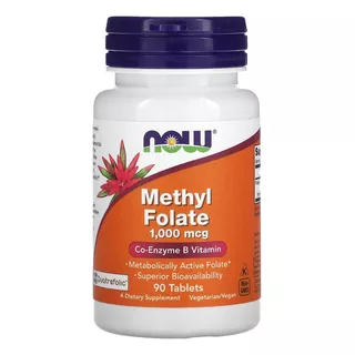 Methyl Folate 1,000 Mcg Tablets Now Foods
