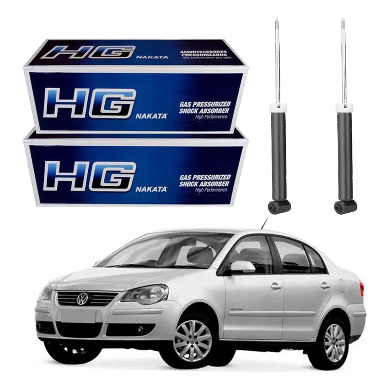 Par Amortecedor Traseiro Polo Sedan 1.6 2.0 2007 A 2011