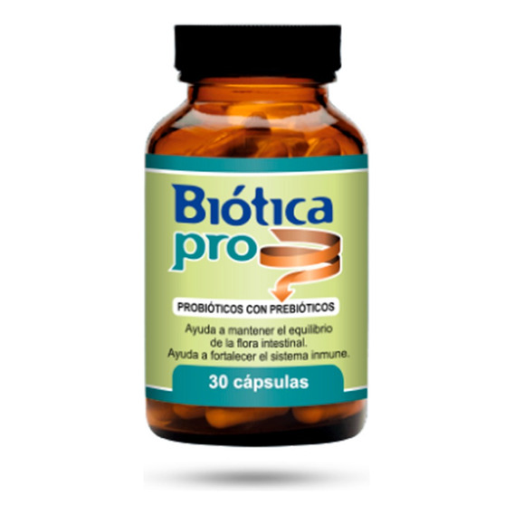 Biótica Probioticos Con Prebioticos 30 Cap.