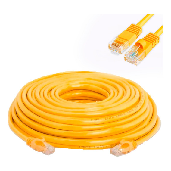 Cable Internet Utp Lan Red Cat 5e Ethernet 20 Metros 