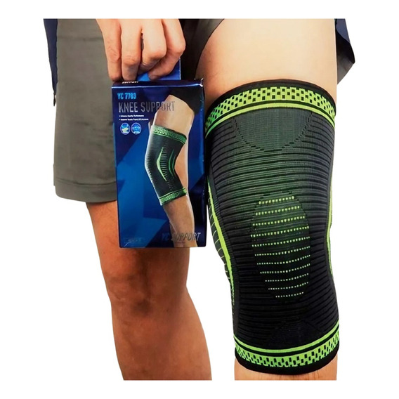 Rodillera Deportiva De Compresion Expandible Ajustable Soporte Rodilla Unisex Elastica Yc Support