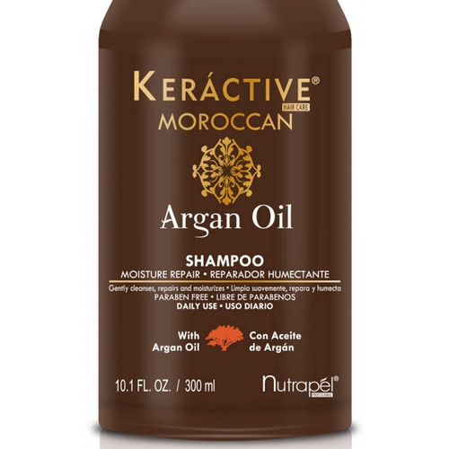  Nutrapel Keractive Moroccan Argan Oil Shampoo 300ml