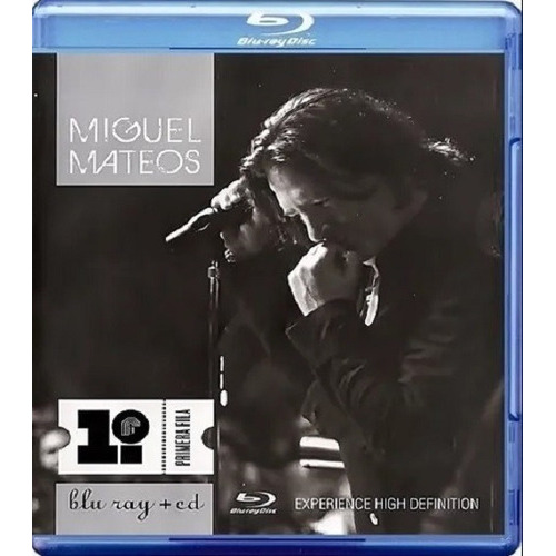 Miguel Mateos Primera Fila Bluray + Cd Cerrado