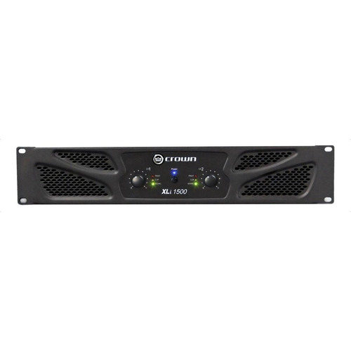 Amplificador De Audio Crown Potencia Xli1500 2x450w 101db Color Negro Potencia de salida RMS 900 W