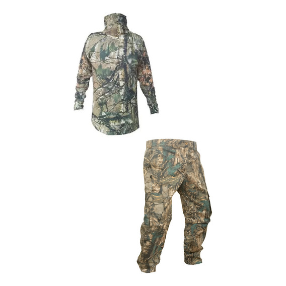 Set Pantalon Y Sudadera Camuflaje Caceria Profesional Caza