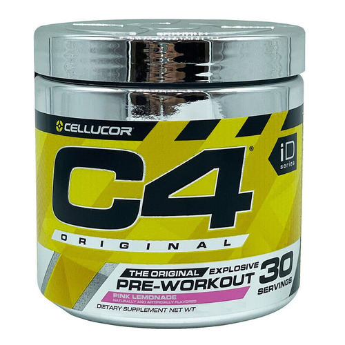 Suplemento En Polvo Cellucor C4 Original Aminoácido Sabor Pink Lemonade En Pote De 180g