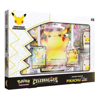 Box Coleção 25 Anos Celebrações Pikachu Vmax