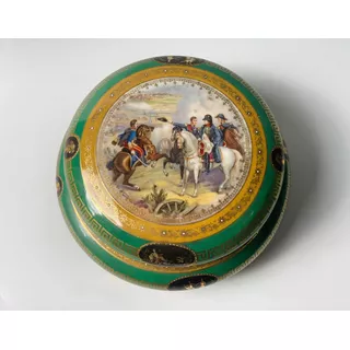 Caja Alhajero De Porcelana Capodimonte Napoleón - Mikapao