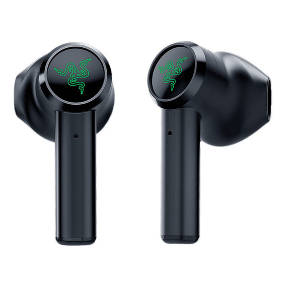 Auriculares in-ear gamer inalámbricos Razer Hammerhead True Wireless Earbuds black con luz LED