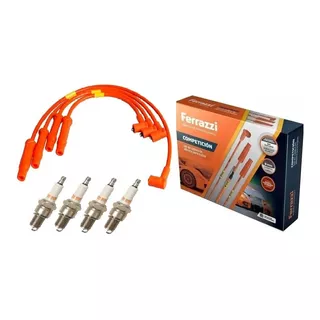Kit Cables Y Bujías Ferrazzi Competicion Vw Gol Power 1.6