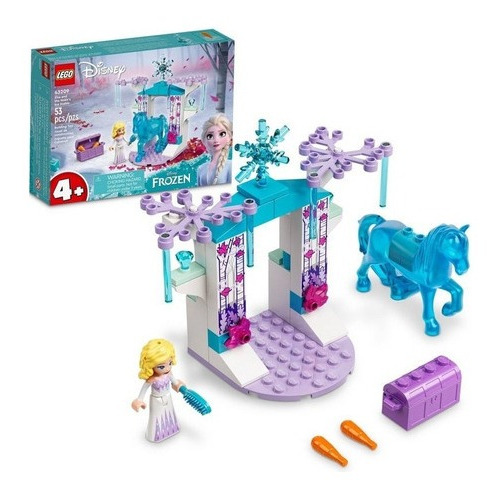Kit Lego Disney Elsa Y El Establo De Hielo Del Nokk 43209  Cantidad de piezas 53