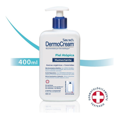 Simonds Crema Corporal Dermocream Piel Atopica 400ml