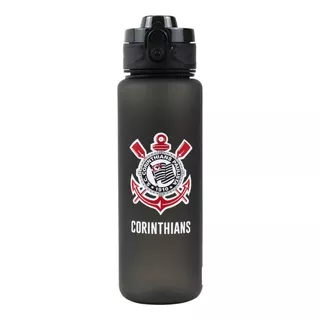 Garrafa De Plástico Time Corinthians Licenciado 600 Ml Cor No