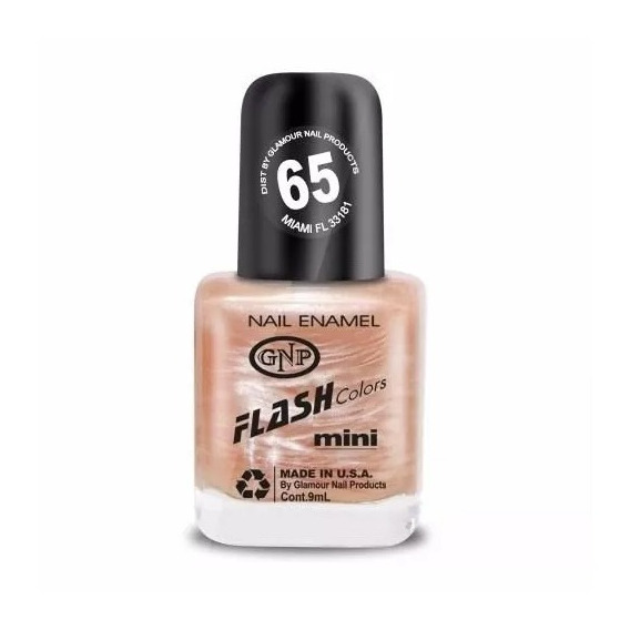 Esmalte Flash Colors De Gnp 9ml Nro.65 Nacarado