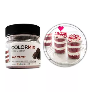 Colorante Color Y Sabor Polvo Comestible Colormix Red Velvet