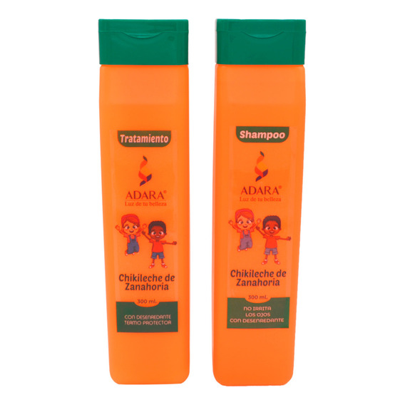  Tratamiento Y Shampoo Chikileche Zanahoria Niños 300ml Adara