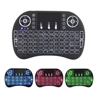 Mini Teclado Universal Leon Gts Bluetooth Tv Box Touchpad Cor Do Mouse Sem Mouse Cor Do Teclado Preto