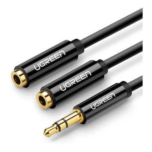 Cable Audio Ugreen 3.5mm Macho A 2x 3.5mm Hembra 25cm
