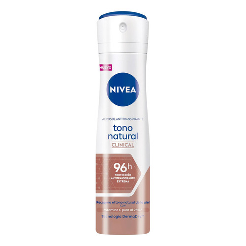 Nivea Desodorante Clinical Tono Natural Spray 150 Ml