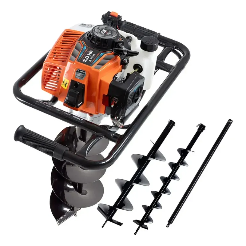 Perfurador Solo Herald Machine 65cc Profissional Brocas 10/30 + Extensor