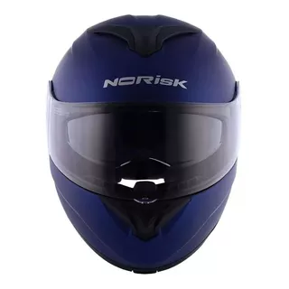 Capacete Para Moto  Escamoteável Norisk  Force  Azul-fosco Monocolor Tamanho 56 