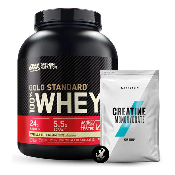 Proteína Gold Standard 100% Whey 5lb + Creatina 250 Gr 