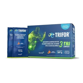 Trifor Colágeno Hidrolisado + Ácido Hialurônico C/30 Sachês