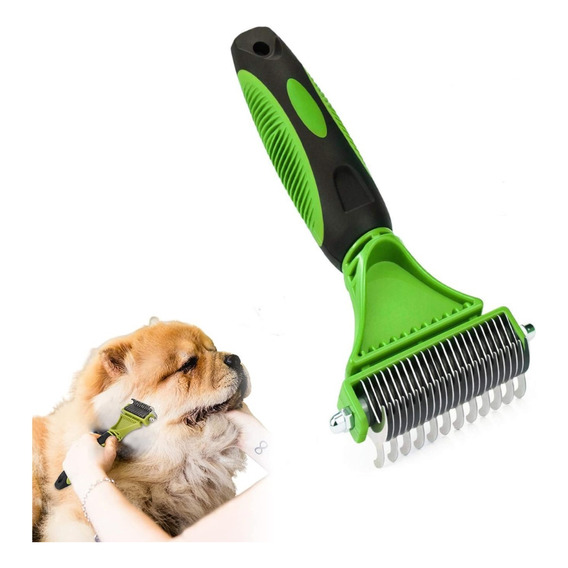 Deslanador Profesional Cepillo Limpieza Peine Para Mascotas 