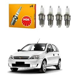  Jogo Velas Ngk Corsa Frente Montana 1.8 8v 2003 A 2009