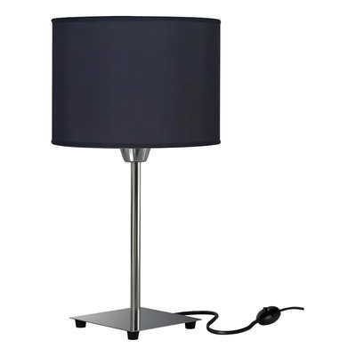 Velador Acero Inoxidable Pantalla Apto Led E-27 Luz Desing Negro
