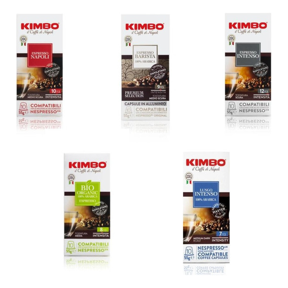 Pack 100 Cápsulas Kimbo Compatibles Con Nespresso