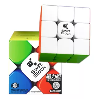 Gan Swift Block Cubo Rubik 3x3 Magnetico Stickerless Origina