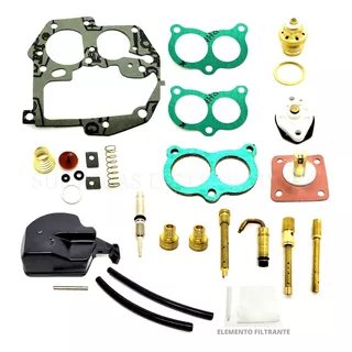 Kit Reparo Carburador Solex 2e Brosol Pampa 1.6 Gasolina