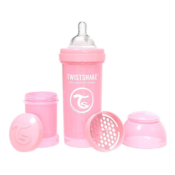 Mamadera Anticólicos 260ml Twistshake By Maternelle Color Color Rosa