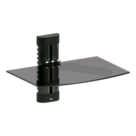 Soporte Dvd- Sinto - Deco.vidrio Templado Negro C/regulacion