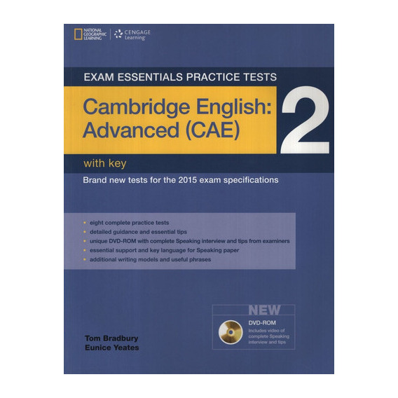 Cambridge English Advanced 2 - Exam Essentials Practice Tests With Key + Dvd-rom, De Osbourne, Charles. Editorial National Geographic Learning, Tapa Blanda En Inglés Internacional, 2015
