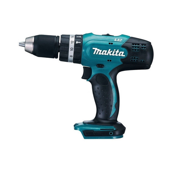 Taladro Percutor Makita Dhp453z ½'' 18v 42 Nm Sin Batería Color Turquesa Frecuencia Hz