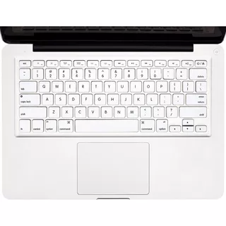 Protector Teclado Ingles Macbook Todos Los Modelos Colores Color Blanco Modelo A1708 / A1534