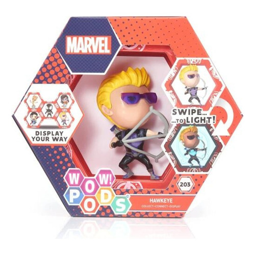 Figura Luminosa Wow! Pods De Hawkeye Marvel Ojo De Halcon