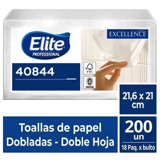 Toalla Intercalada Elite Excellence 200 X 18 - Ip350