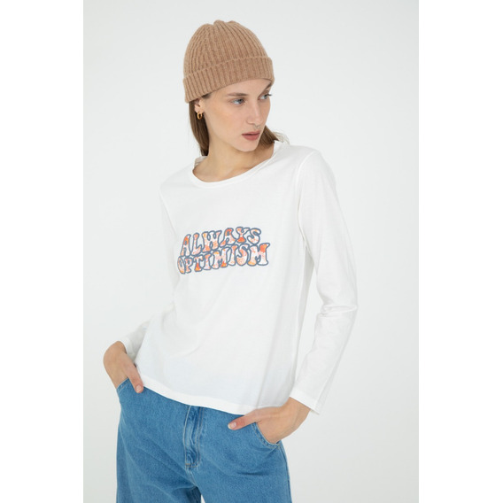 Remera Letters  Mujer Portsaid