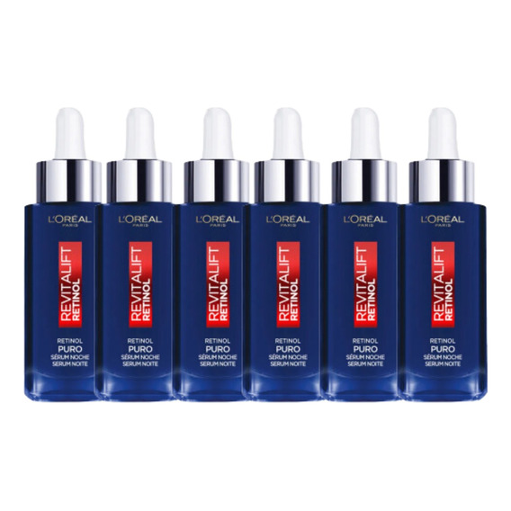 Combo X6 Loreal Serum Noche Revitalift Retinol 30ml