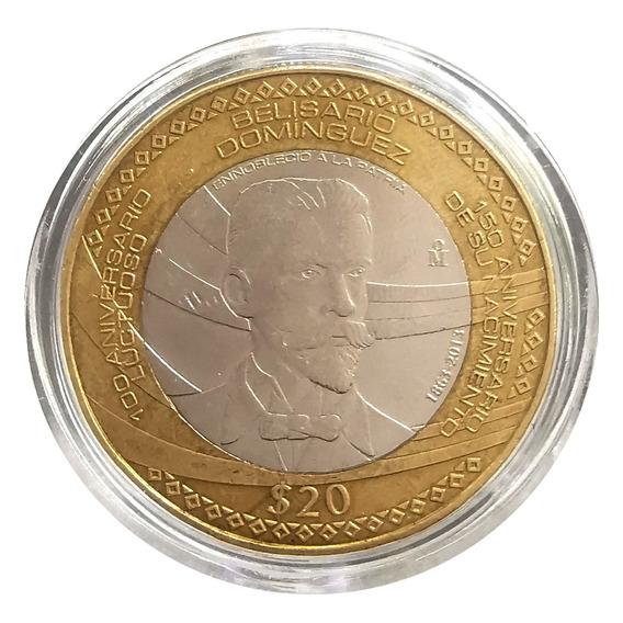 Moneda 20 Pesos Belisario Domínguez 2013 Alta Condición