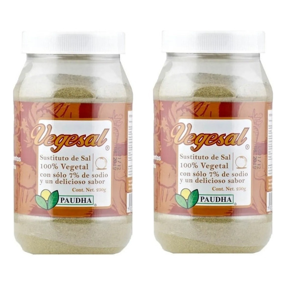 Sustituto De Sal 100% Vegetal Vegesal 2 Pack